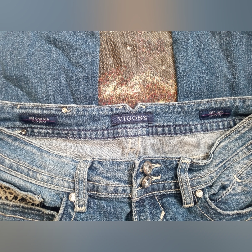 Vigoss Slim Boot Jeans Size 9/10 - Picture 5 of 7